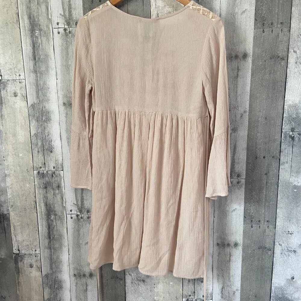 Flying Tomato Cream Bohemian Long Sleeve Tunic Top NEW Womens Small NWT - Picture 6 of 9